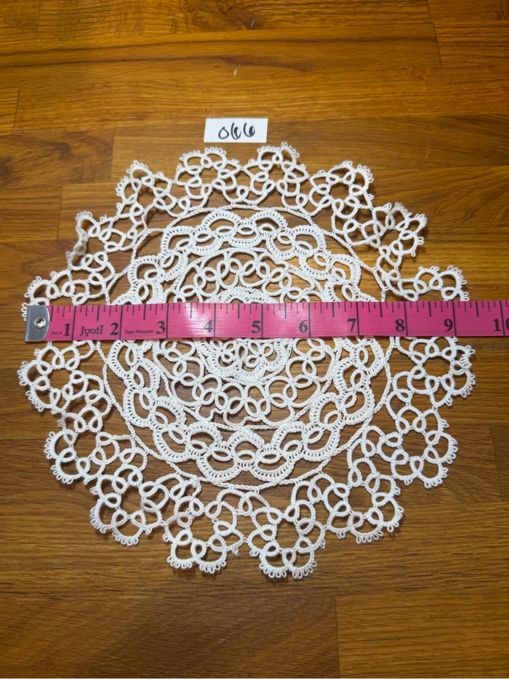 White Doily - Intricate Crochet Round - Picture 3 of 5
